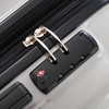 NAYSAYE Luggage Set of 3 Durable Hard Shell Spinner Wheels Airline Certified Carry on for Travel, Black and Gray, 19.2"*11.6"*28.4" - 4 of 4