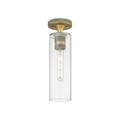 Crown Point - 1 Light Flush Mount In Industrial Style-15 Inches Tall and 3.88 Inches Wide