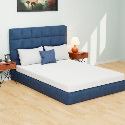 Full Size White Gel Memory Foam Mattress with Cooling Gel