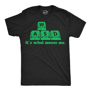 Mens Funny T Shirts Its What Moves Me Sarcastic Keyboard Graphic Novelty Computer Tee For Men - Crazy Dog Men's T Shirt - 1 of 4