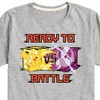 Boys' - Pokémon - Pikachu Mewtwo Battle Short Sleeve Graphic T-Shirt - 2 of 4