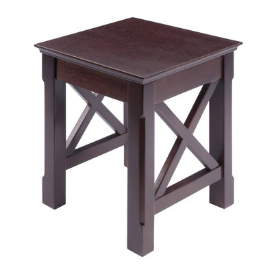 Cappuccino Wood 3-Piece Rectangular Nesting Tables