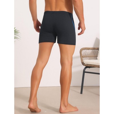 INSPIRE CHIC Men's Color Block Adjustable Drawstring Pool Swimming Shorts 2 Packs 1 Blue 1 Yellow 30 — фото 3