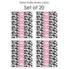 Big Dot of Happiness Rodeo Cowgirl - Pink Western Party Water Bottle Sticker Labels - Set of 20 - 3 of 4