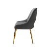 Jeremias Dining Chair with Hollowed-out Back?Set of 2| ART OF LIVING DESIGNS-GREY - 4 of 4