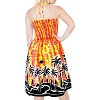LA LEELA Women's Tube Dress Mini Dress Boho One Size Tart Palm Tree - 2 of 3