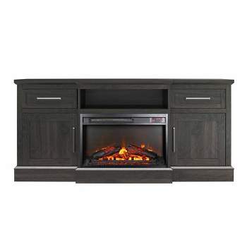 Goldcrest Electric Fireplace and TV Stand for TVs up to 65" Espresso - Room & Joy