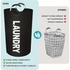 Tramull 1-Gallon Waterproof Fabric Laundry Basket, Foldable Storage Bin with Handles for Home Organization - 4 of 4