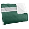 University Of Wisconsin Green Bay Primary Logo Stripes Silky 50x60 Blanket, 1 Sided - 3 of 4