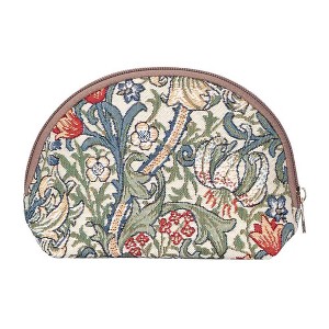 Signare USA William Morris Golden Lily Cosmetic Make Up Bag - 1 of 4