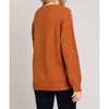 Women's Pearl V-Neck Sweater - Cotton Bleu - 2 of 4