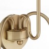 Quorum Lighting Charlotte 3 - Light Sconce in  Aged Brass - 3 of 4