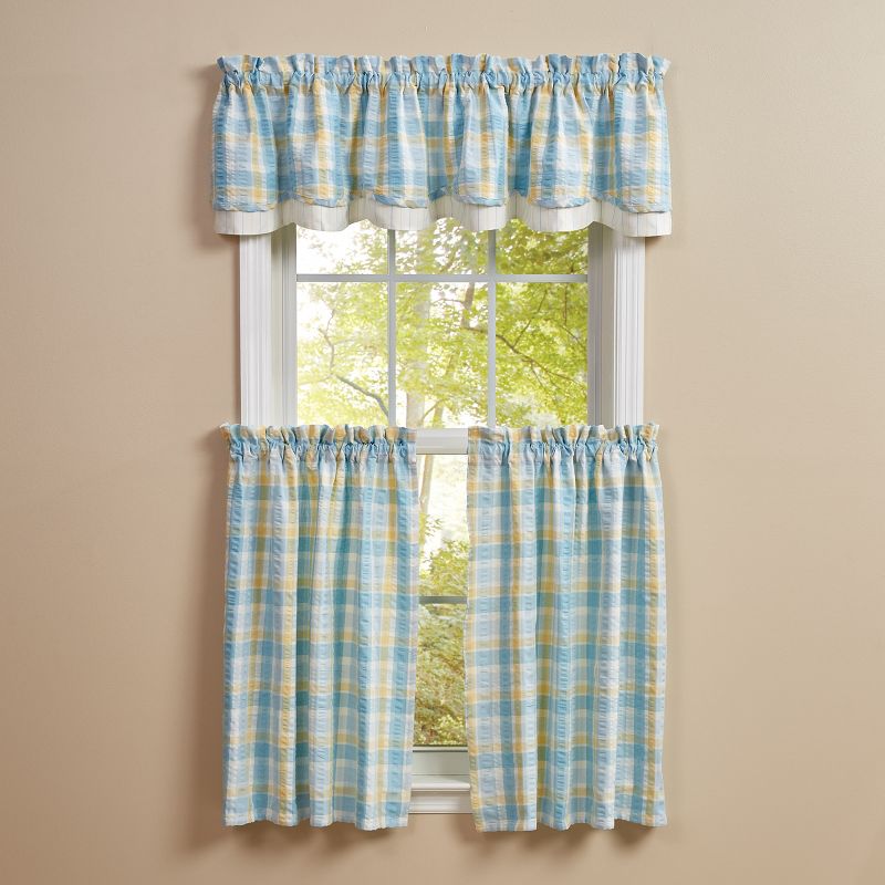 Park Designs Forget Me Not Lined Layered Valance 72" x 16", 2 of 4