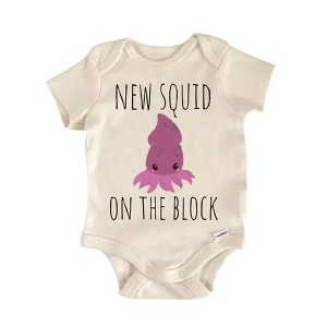 Squid Octopus Ocean Newborn Baby Onesie® Bodysuit GS1 - 1 of 4