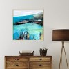 Amanti Art Mountain Lake 1 by Elan Studios Wood Framed Wall Art Print - 4 of 4