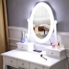 5-Drawer Dressing Table with Single Mirror with Light Bulb Household Accessories - 4 of 4