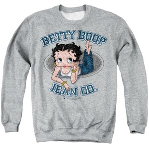 Betty Boop Jean Co Adult Crewneck Sweatshirt - 1 of 4