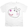 Boys' Short Sleeve Peppa Pig White Out Suzy Sheep Face T-Shirt - 2 of 4