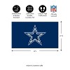 Full Color PVC Mat, 16" x 28", Dallas Cowboys - 3 of 4