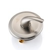 CASAINC Wall Mounted Single Function Single Handle Shower Faucet Handle with Trim Kit Included, Brushed Nickel - 2 of 4