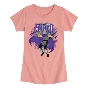 Girls' - Teenage Mutant Ninja Turtles - Live and Let Shred Fitted Short Sleeve Graphic T-Shirt - 1 of 4