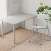 4 Pcs Folding Chairs, Lightweight Foldable Chair with Soft Padded Seat and Erogonomic High Back, Portable Metal Frame Stackable Chair with Non-slip - 3 of 4