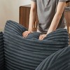 Oversized Corduroy Upholstered Chaise Lounge Sofa Chair, Comfy Sleeper Recliner with Thick Cushion for Living Room or Bedroom-The Pop Home - 4 of 4