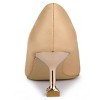Allegra K Women's Pointed Toe Low Kitten Heel Dress Pumps - 3 of 4