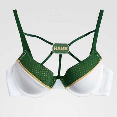 NCAA Colorado State Rams Demi Nukini Mesh with Contrast Dog Tag Pendant - White 34A