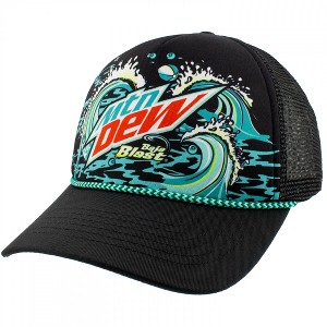 Adult Mountain Dew Baja Blast Big Waves Trucker Hat - 1 of 4