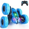 Swtroom Remote Control Car 4WD RC Cars 2.4GHz Electric Race Stunt Toy Car Rechargeable Birthday Gift Blue - 2 of 4