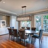 LLHZSY 6-Light Antique Brown Farmhouse Linear Ceiling Chandelier with Crystal Shade - 37" W x 11" D x 22" H - 4 of 4