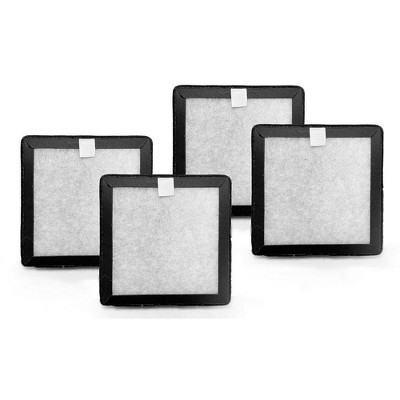 Nispira 2-in-1 Activated Carbon Replacement Filter For Potulas Compact Desktop Air Purifier, 4 Packs