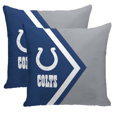NFL Indianapolis Colts Side Arrow Poly Span Throw Pillow - 2pk