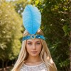 Unique Bargains Women's Feather Faux Diamond Sequins Headband 1 Pc - 2 of 4