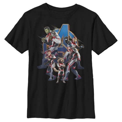 Boy's Marvel Avengers: Endgame New Suits Assemble T-shirt : Target