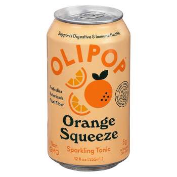 OLIPOP Orange Squeeze Prebiotic Soda - 12 fl oz