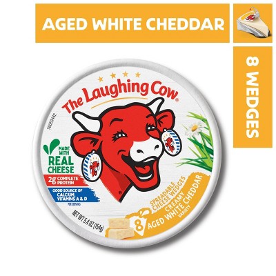 The Laughing Cow White Cheddar Cheese - 5.4oz/8ct