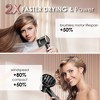 NICEBAY Ionic Hair Dryer, Powerful 1600W Fast Drying Low Noise Blow Dryer with  Concentrator Nozzle and Diffuser Attachments for Home Salon Travel - 3 of 4