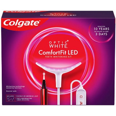 12 off colgate optic white comfortfit led teeth whitening kit Target Coupon on WeeklyAds2.com