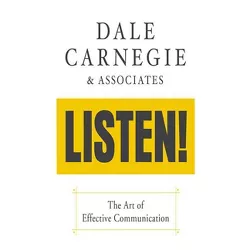 Listen!: The Art of Effective Communication - by  Dale Carnegie & Associates (Paperback)