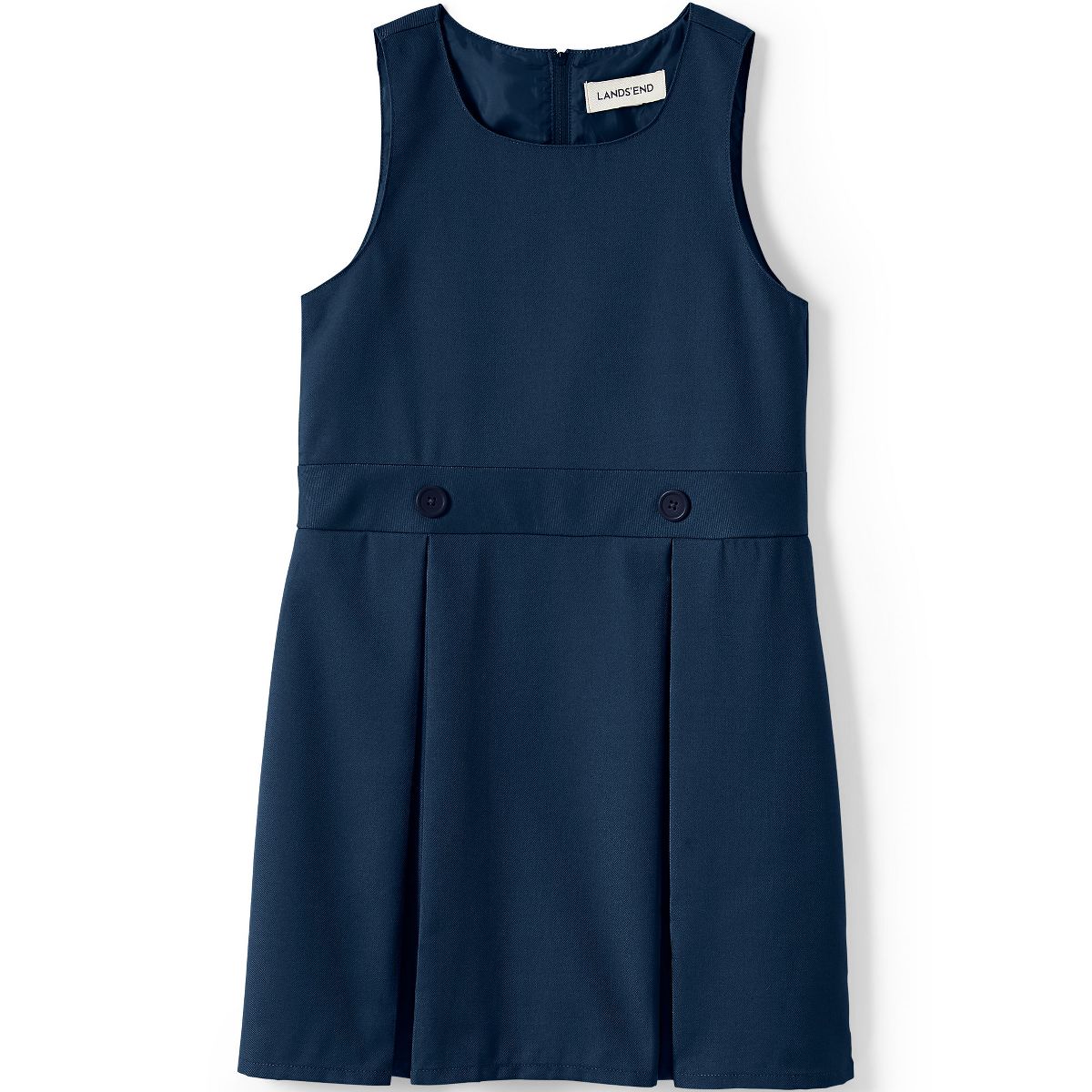 Lands' End Kids Uniform Solid Jumper