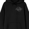 Sonic 3 Movie Brains Brawn & Speed Adult Black Long Sleeve Hooded Sweatshirt - 2 of 3