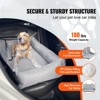 VEVOR Dog Car Seat, Waterproof Dog Booster Seat for Car, Pet Car Seat with Clip-On Safety Leash, PP Cotton Filling, Dog Car Bed - 3 of 4