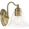 Livex Lighting Moreland 1 - Light Vanity in  Antique Brass - 2 of 4