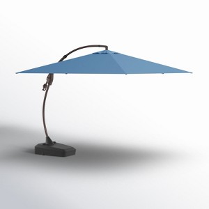 GRANDPATIO 9'10" Square Cantilever Sunbrella Umbrella - 1 of 4