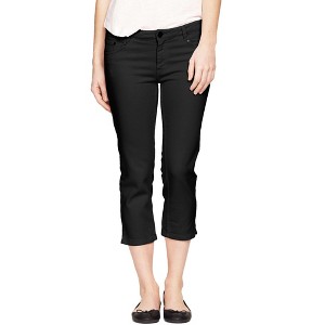 ellos Plus Size Stretch Slim Capris - 1 of 4