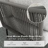 LayinSun 2 Pieces Rope Woven Patio Furniture Set, Modern Modular Sectional Corner Chairs and Upgrade Thickness Cushion - 3 of 4