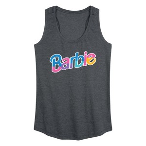 Women's - Barbie - Colorful Logo Graphic Racerback Tank - 1 of 4