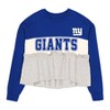 NFL New York Giants Girls' Crew Neck Fleece Sweatshirt - 2 of 3